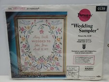 Paragon Exclusives VTG Needlepoint Kit No 0139 "Wedding Sampler" Sealed