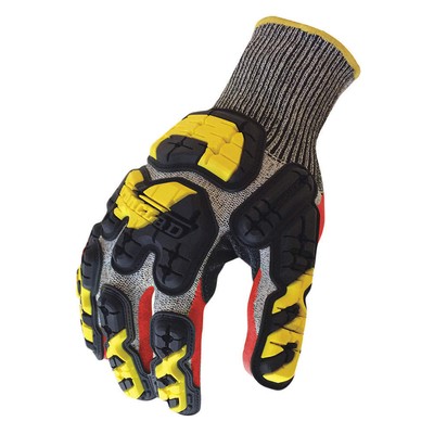 IRONCLAD INDI-KC5-06-XXL Impact Gloves,2XL,Gauntlet Cuff,PR 48XV07