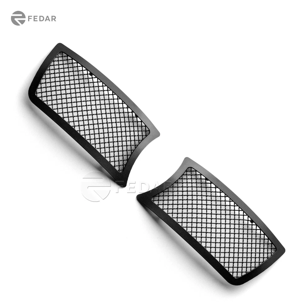 05-10 Chrysler 300/300C черный из нержавеющей стали сетки решетка бампер вставить Fedar - Изображение 2 из 4