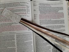 NEUTRALS Bible bookmark ribbons, multipage bookmarker, hymnal, journal, handmade