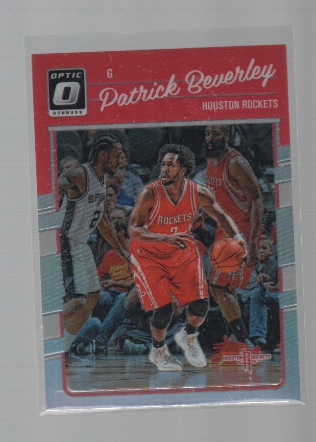 PATRICK BEVERLEY 2016-17 PANINI DONRUSS OPTIC SILVER HOLO CARD #114
