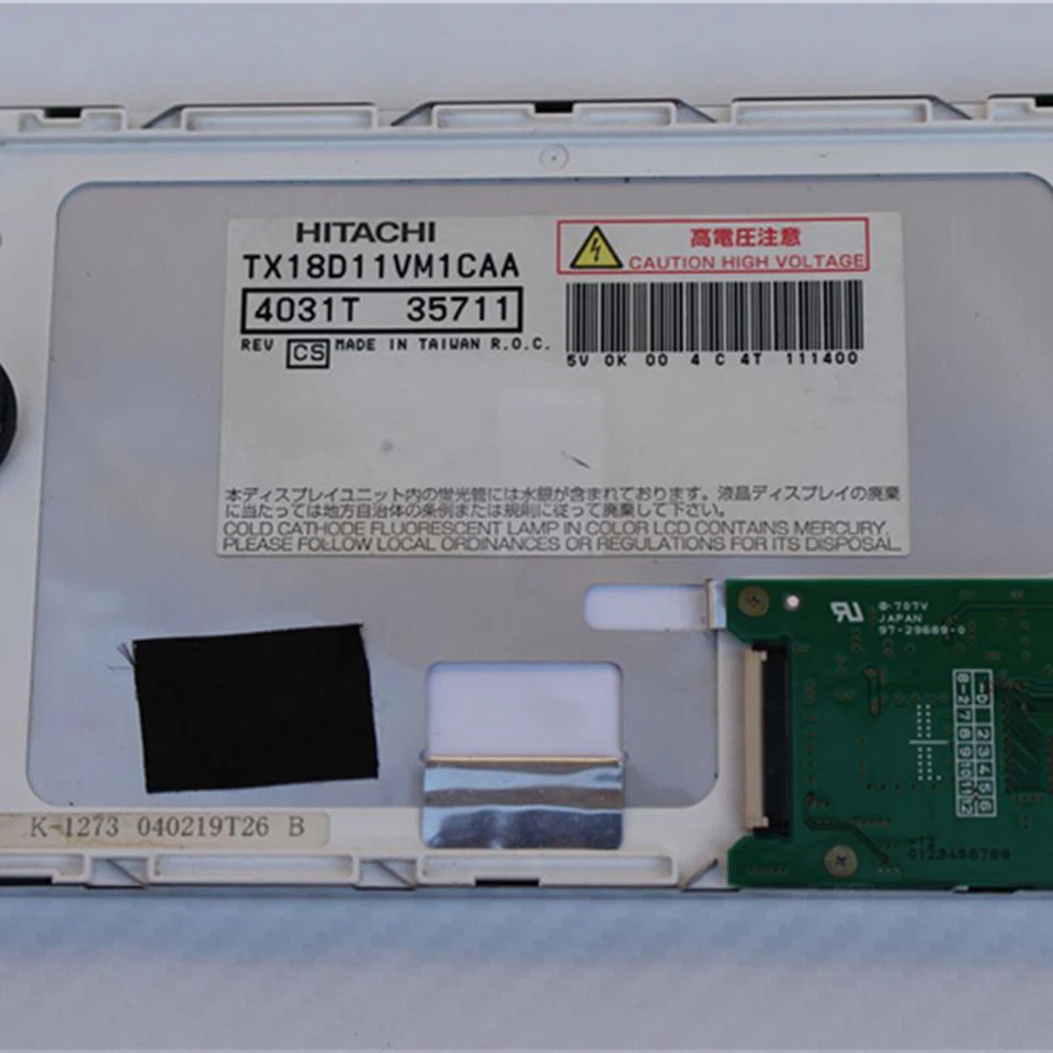 one new 7" inch TX18D11VM1CAA display screen HITACHI 800*480 40 pins - Image 2 of 3