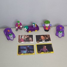 Joker DC Comics Figure Lot   5 Figures  4 Cards   Vintage Superhero Collection