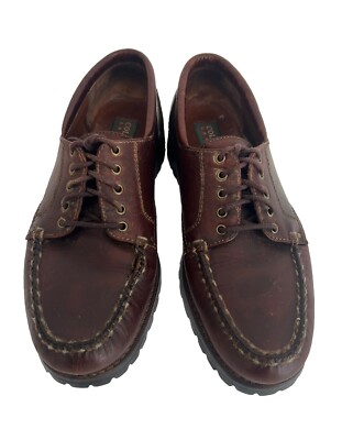 Cole Haan Country Mens 9.5 M Brown Leather Lace Up Lug Dole  display picture 1