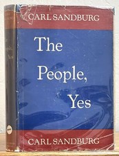 Carl Sandburg / PEOPLE YES 1st Edition, Signed 1936