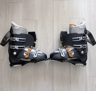 Salomon Performa Alpine Ski Boots Mens Size 29.0 US 11.5 Black Gray Orange