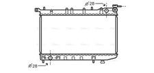 AVA Coolant Radiator DN2123 for NISSAN 100NX (1990) 1.6  etc