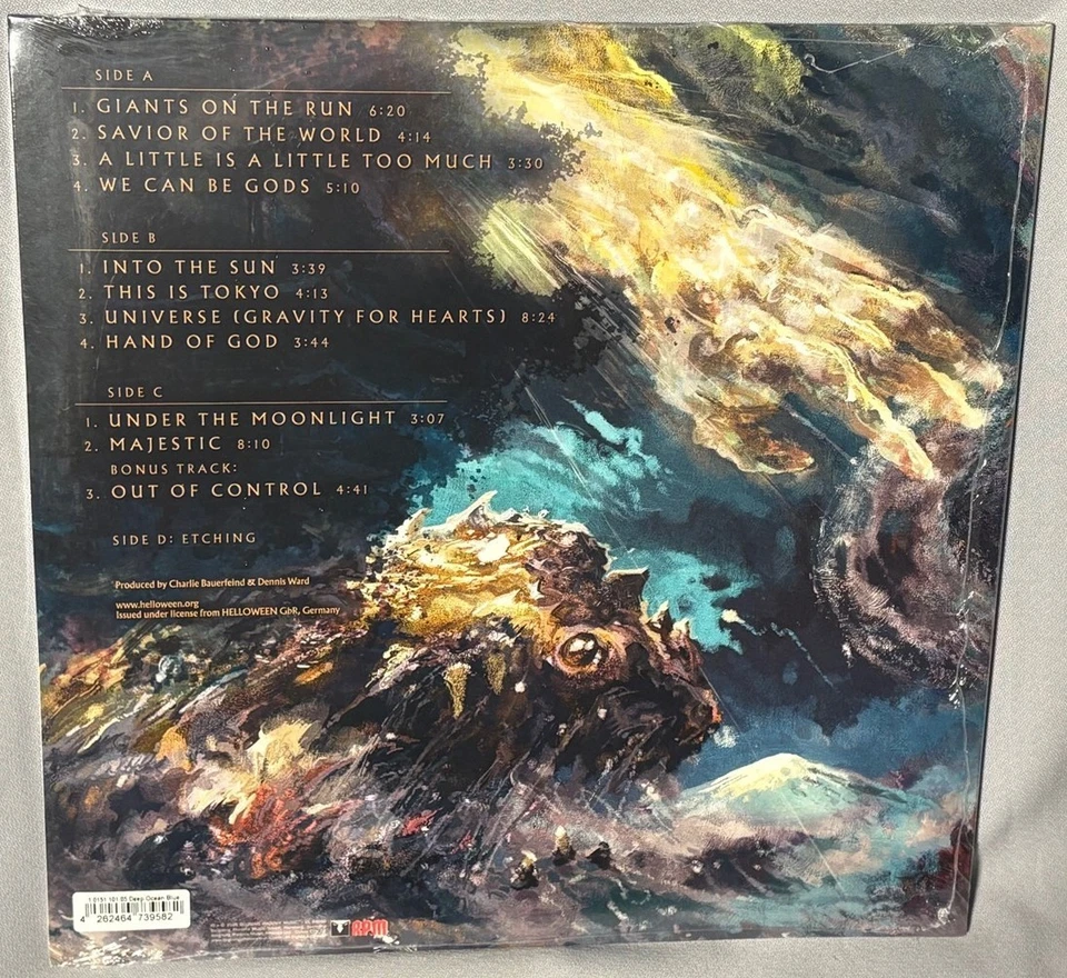 LP HELLOWEEN Giants and Monsters (2LPs YELLOW MARBLE VINYL 2025) NEW MINT SEALED - Image 2 of 2