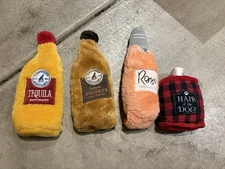 Zippy Paws Brand Happy Hour Crusherz Squeaky Plush Dog Toys