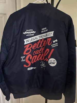 Better Call Saul Navy Bomber Jacker Large