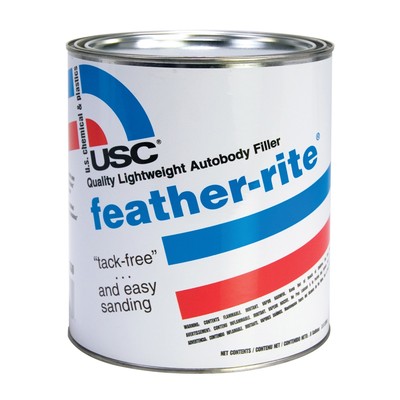 USC 21330 Feather-Rite Quality Lightweight Autobody Filler (Gallon)