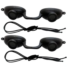 2 pack EVO FLEX Sunnies Flexible Tanning Bed Goggles UV Eye Protection...