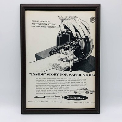 Guardian Werbung 60er Jahre gerahmt gerahmt LIFE Magazin GUARDIAN MAINTENANCE E5