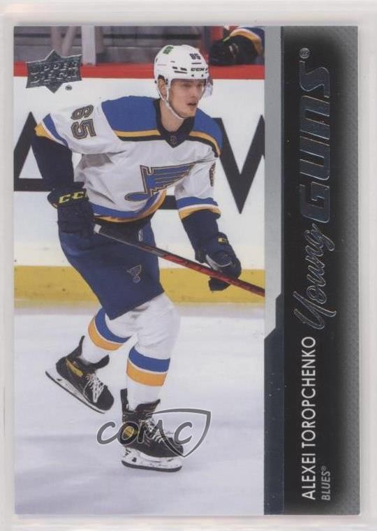 2021-22 Upper Deck Extended Young Guns Alexey Toropchenko #737 RC Hockey Card