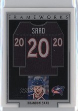 2016-17 SP Game Used Frameworks Brandon Saad #FW-BS y3r