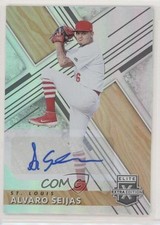 2019 Panini Elite Extra Edition Auto Alvaro Seijas #158 Auto s3g