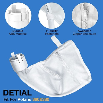#ad 2 4Pack Pool Cleaner Bags All Purpose Filter Bag Replacement for Polaris 260 480 $6.79
