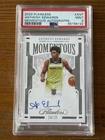 2020 Flawless Anthony Edwards RC Momentous Auto #20/25 PSA 9 Mint Timberwolves