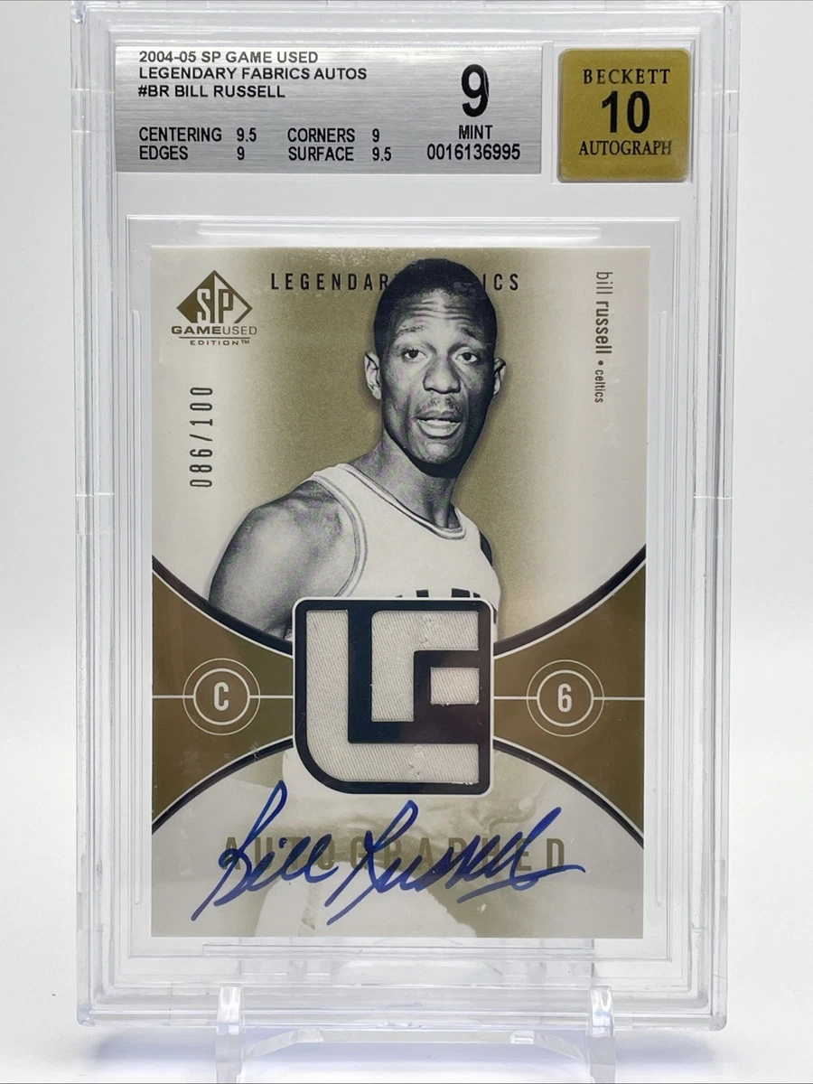 Bill Russell Autographed Basketball Trading Cards for sale | eBay