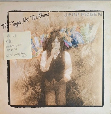 Jess Roden The Player Not The Game Vinyl Record VG/VG ILPS 9506 1977