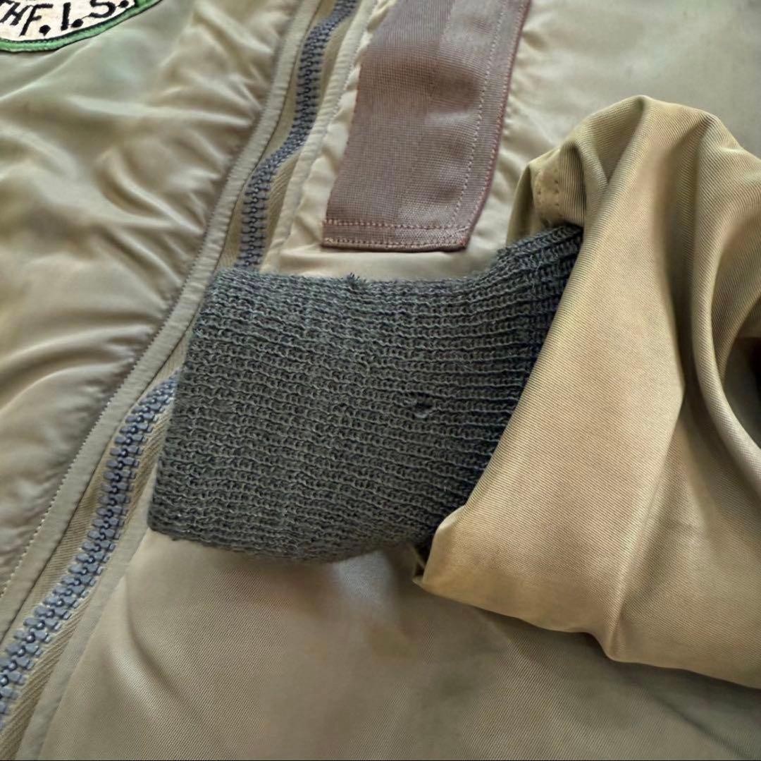 Buzz Rickson's Flight Jacket B-15D Embroidered Pa… - image 13