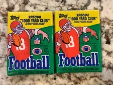 Two (2) 1986 Topps Football Wax Packs