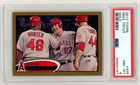 2012 Topps #446 Mike Trout Gold PSA 8 NM-MT #/2012 Los Angeles Angels