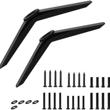 TV Stand Legs For TCL 28-65" Roku Models With Screws Base Replacement Black New