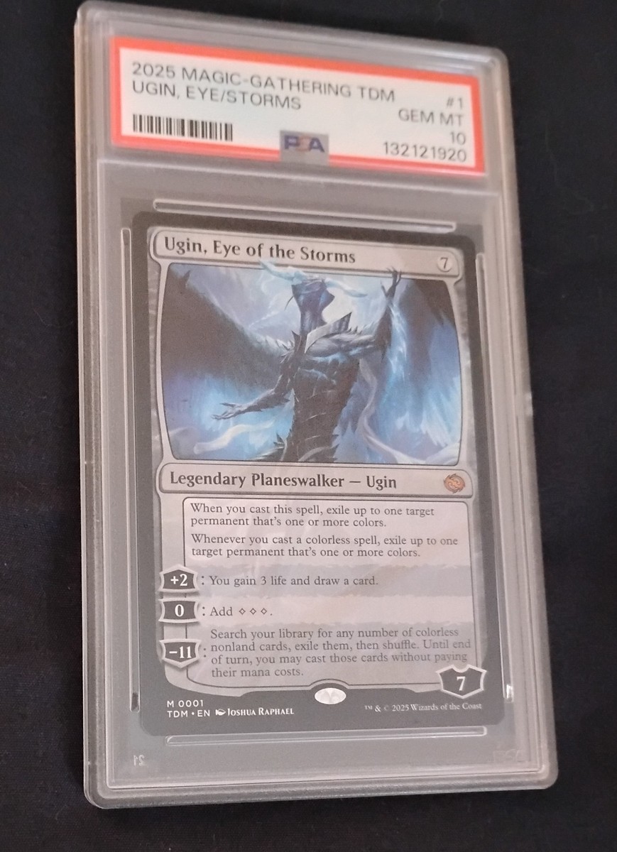 MTG Ugin, Eye of the Storms - PSA 10 - TDM 0001 - Free Ship MTG Ugin, Eye of the Storms - PSA 10 - TDM 0001 - Free Ship