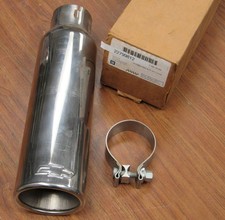 Nos Gm Oem 22799812 Chrome Exhaust Tip Straight Cut Nos Gm Oem 22799812 Chrome Exhaust Tip Straight Cut