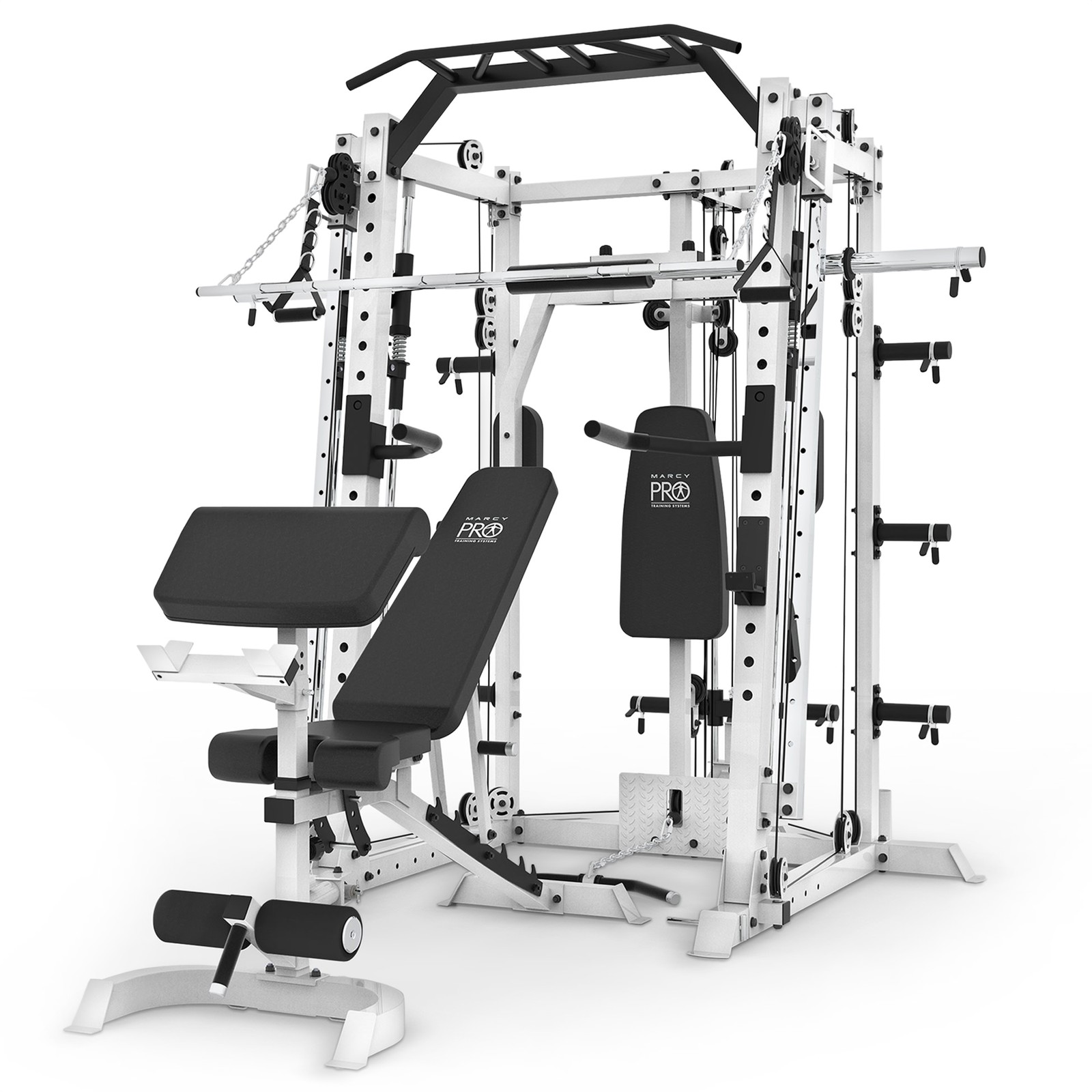 Marcy SM-7409 Smith Machine Cage Multi Purpose Home Gym Trai