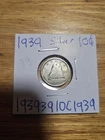 1939 canadian dime - 80% silver