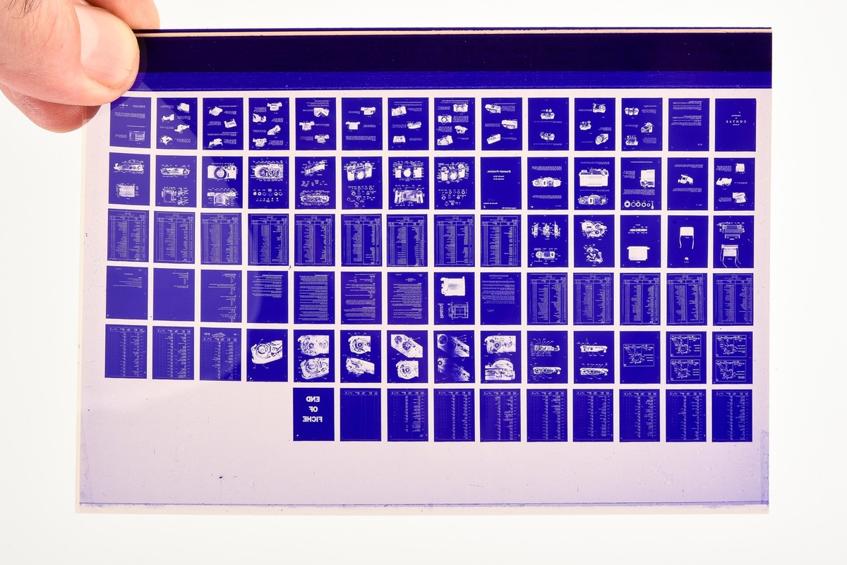Zeiss Contax & Contaflex Models Original Microfiche Manual V22 | eBay
