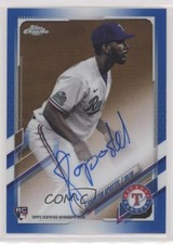 2021 Topps Chrome Rookie Blue Refractor 72/150 Sherten Apostel #RA-SA Auto 0s9t