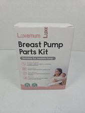19mm Luxemum Breastshield Kit for Medela Pump, BPA-Free Food Grade Silicone