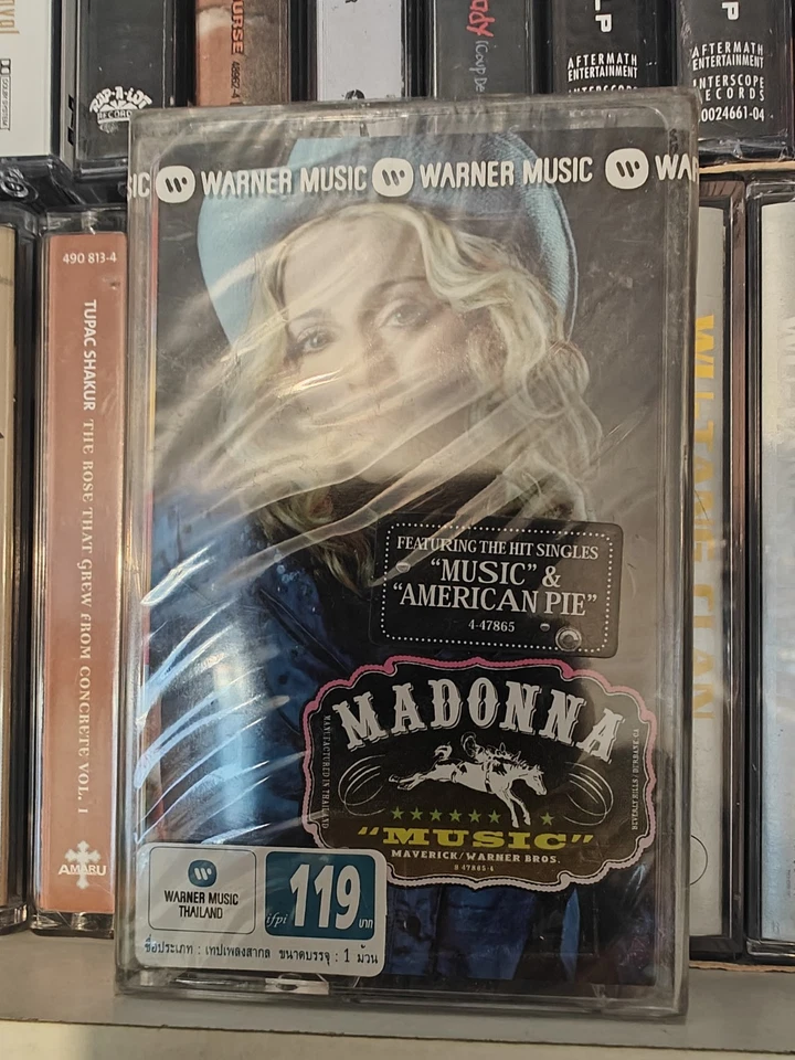 Madonna Music FACTORY SEALED cassette album - Image 3 of 4