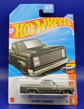 2025 Hot Wheels HW HOT TRUCKS 8/10 '83 Chevy Silverado 157/250 Gray 