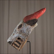 89836) Büffel-Maske Bamileke Kamerun Afrika AFRIKANISCHE KUNST