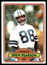 1980 Topps Drew Pearson Dallas Cowboys #250