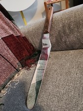 WILTON Stainless Steel Blade Icing Spatula Wood Handle 15" Japan Vintage