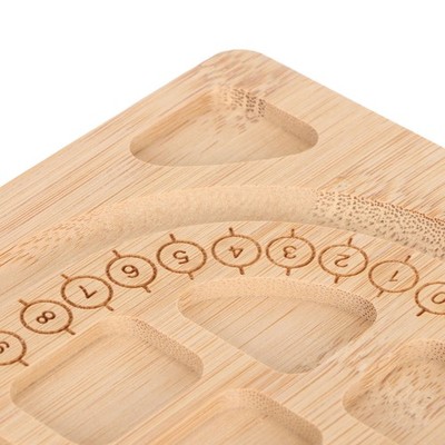 Bead Board Bamboo Bead Design Board Beading Tray For Bracelet Jewelry Making 
