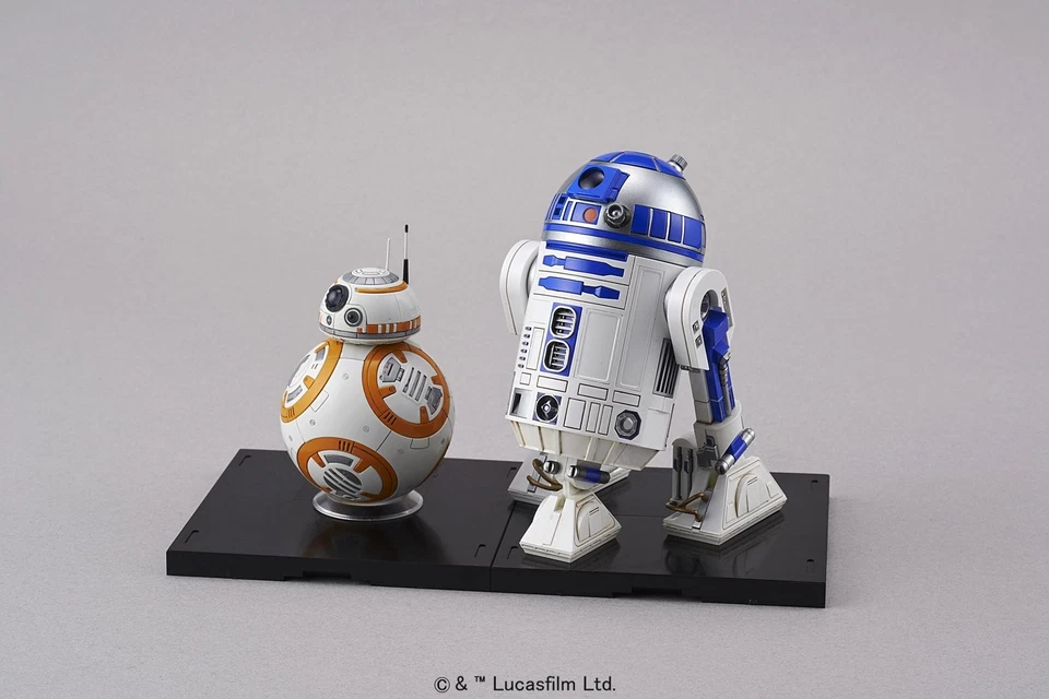 Star Wars The Force Awakens BB-8 & R2-D2 1/12 Model Kit BAN203220 Bandai Spirits - Image 2 of 4