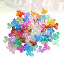 Reusable Plastic Beads Kids Set Colorful Craft Beads Kits for Jewelry Making