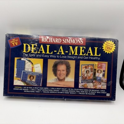Vintage Richard Simmons Deal A Meal Complete Set New Unopened Box Weight Loss