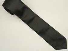 Classic Men's Polka Dots Silk Tie Necktie   Black/Little Red Dots 56'' 86 