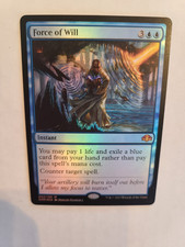 NM/LP Force of Will - Dominaria Remastered Foil | MtG
