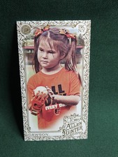 2019 Topps Allen And Ginter #154 Hailey Dawson Gold Mini FIRST PITCH CELEBRITY