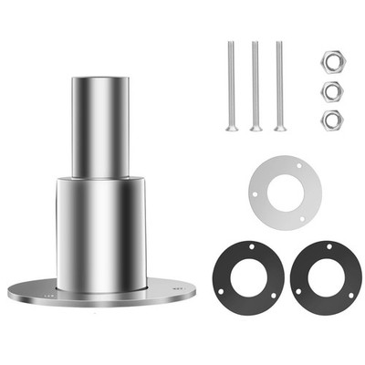 For Planar 304 Stainless Steel Thru Hull Exhaust Connector 24mm Straight Style