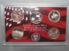 2004-s US Mint Silver Quarter 5 Coin Set w/ Box/COA. #53 w — photo 2