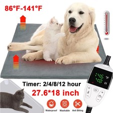 Large Pet Heating Pad Electric Blanket Waterproof Mat Warmer Washable Dog Cats